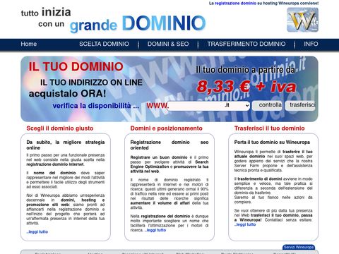 Registrazione dominio