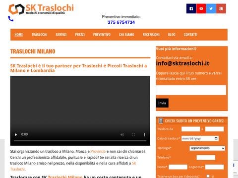 Traslochi economici Milano Monza - SK Traslochi