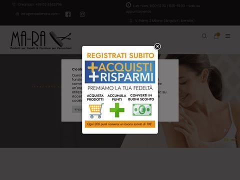 Esame del cuoio capelluto - Ma-Ra forniture per capelli