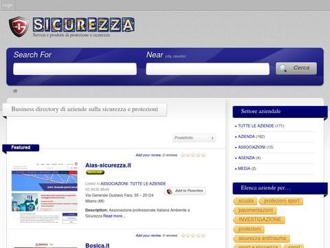 Sicurezza e protezioni