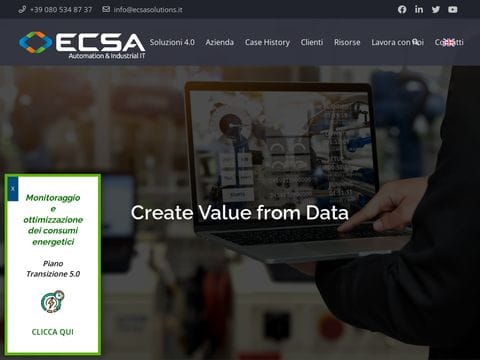 Industrial IOT e Soluzioni Industry 4.0 - ECSA
