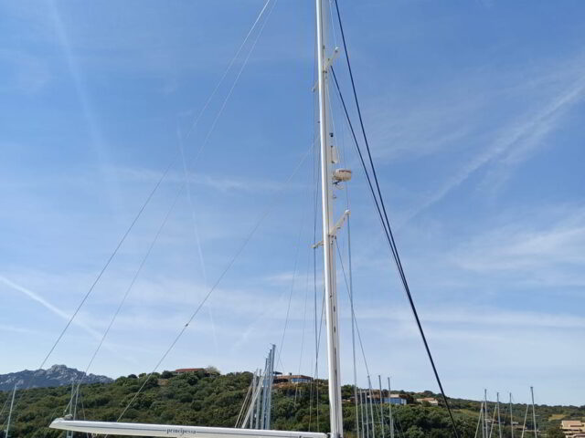 Rigging su yacht a vela in Costa Smeralda