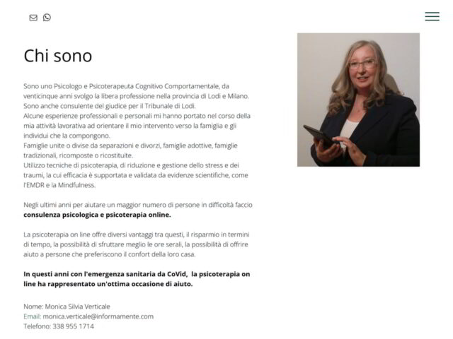 Psicologo e Psicoterapeuta Cognitivo Comportamentale, a Lodi