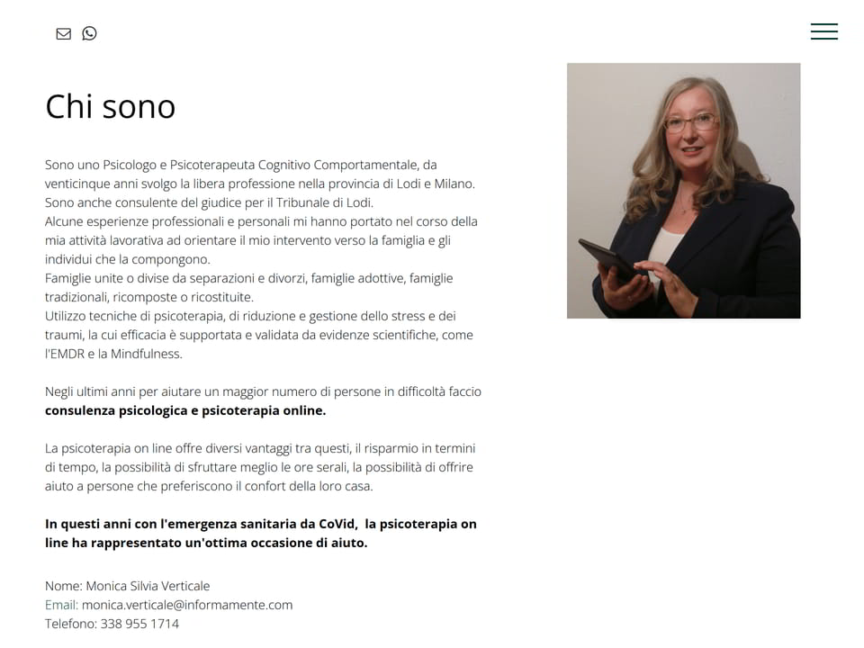 Psicologo e Psicoterapeuta Cognitivo Comportamentale, a Lodi